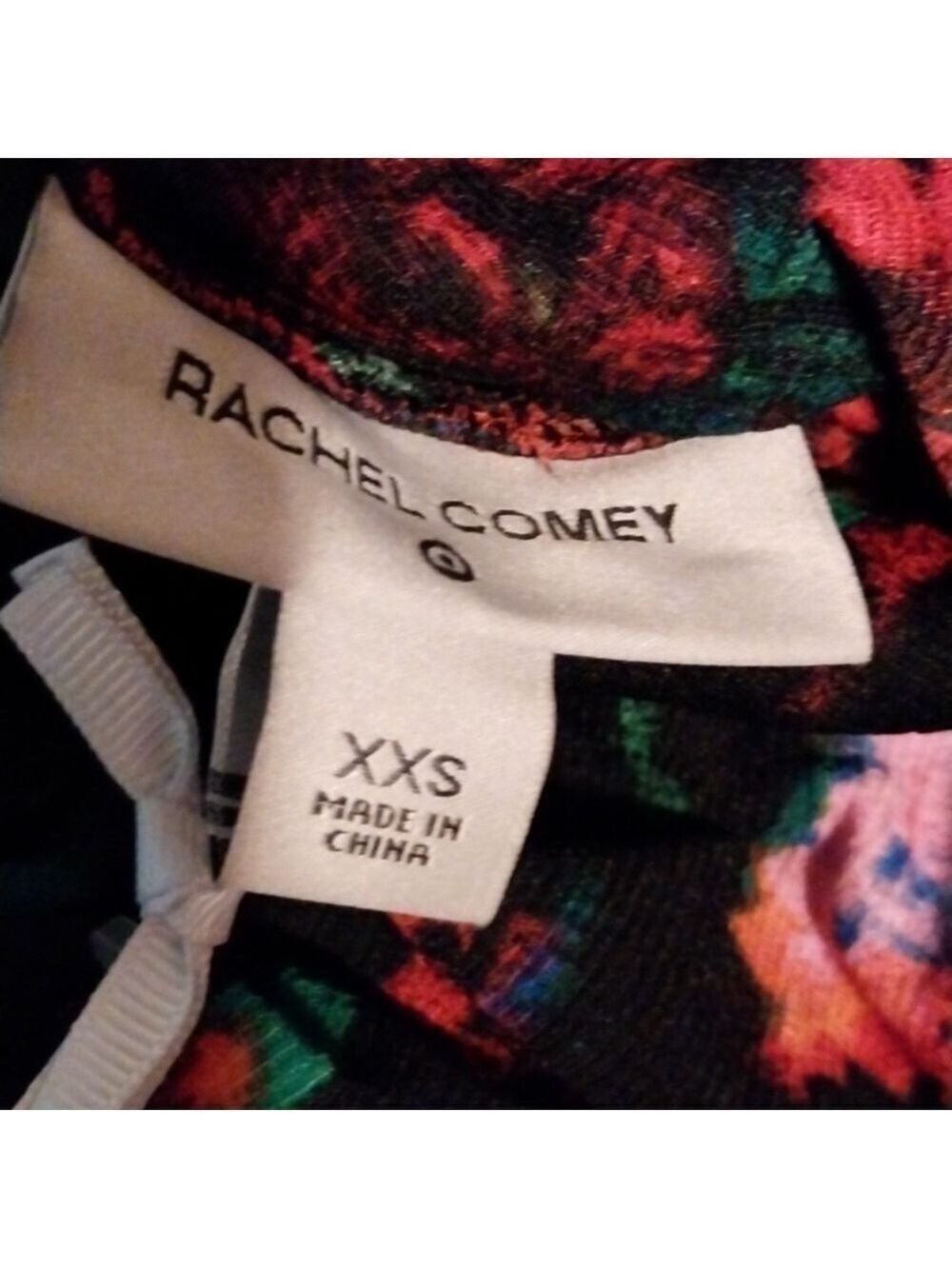 Rachel Comey X Target Long Sleeve Turtleneck  Kodak Red Floral NWT Size XXS - Picture 12 of 15